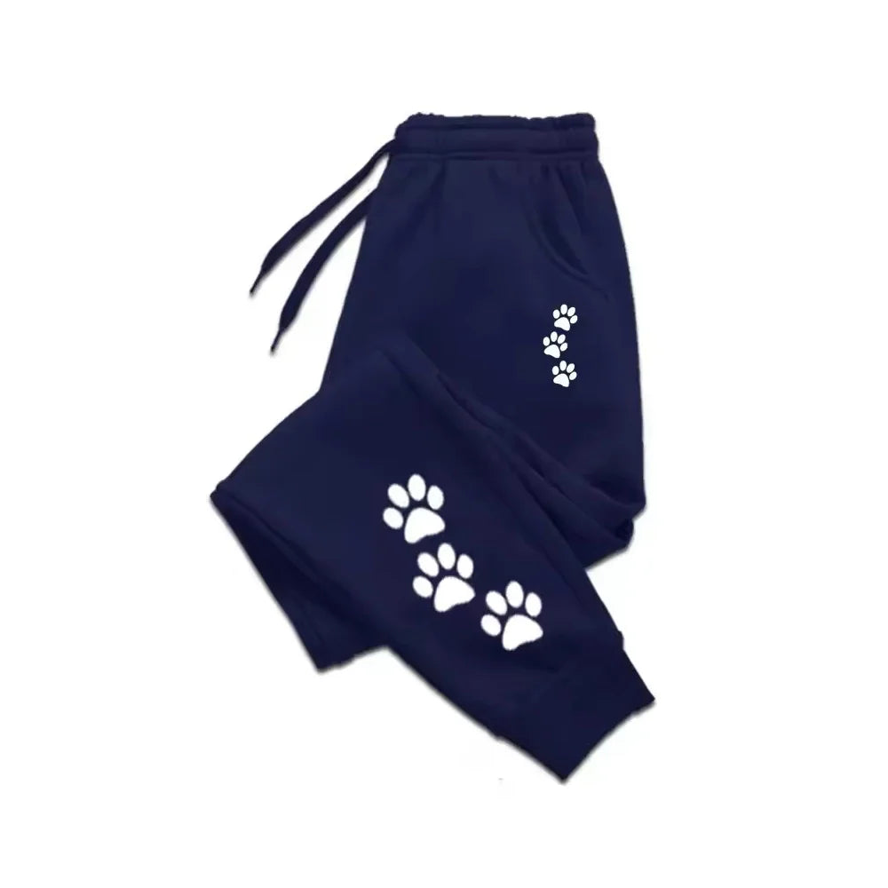 Paw Print Joggers â Cozy Casual Sweatpants