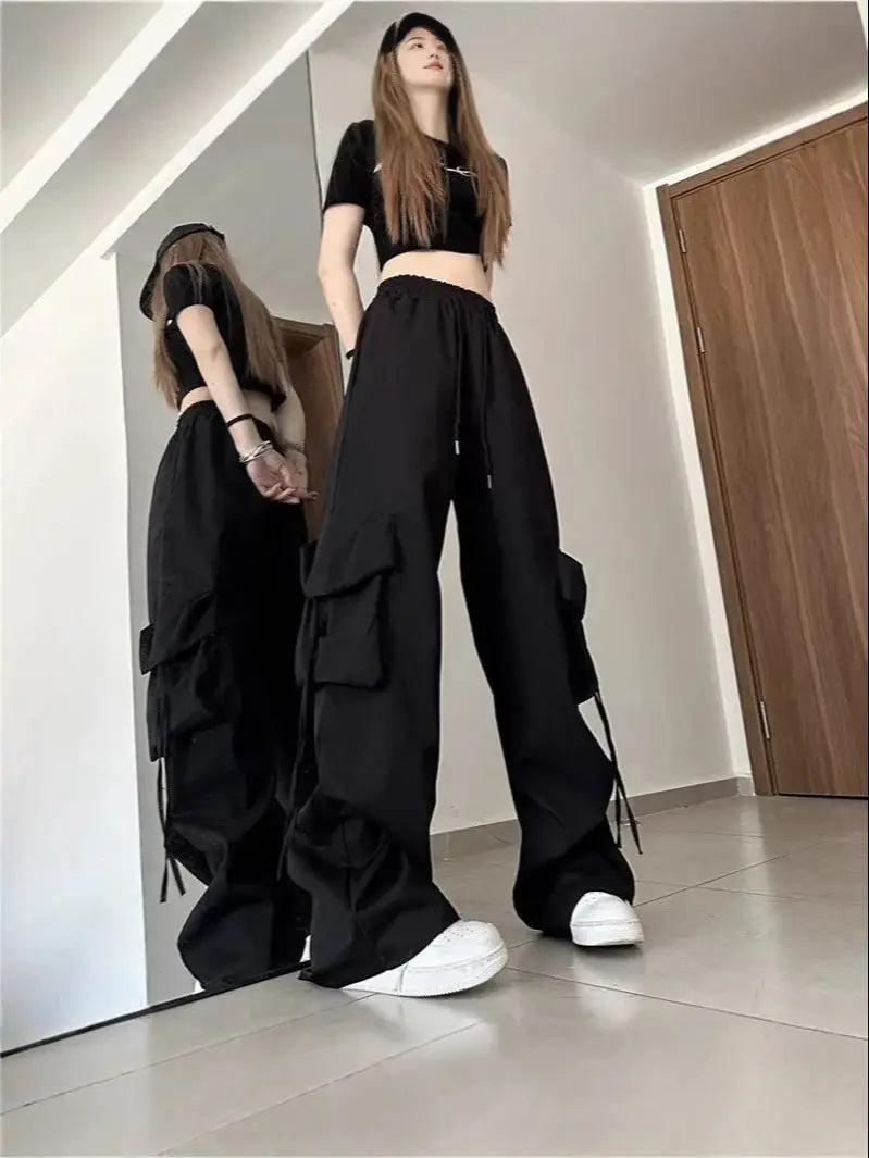 Women Y2K Cargo Pants – High Waist Streetwear