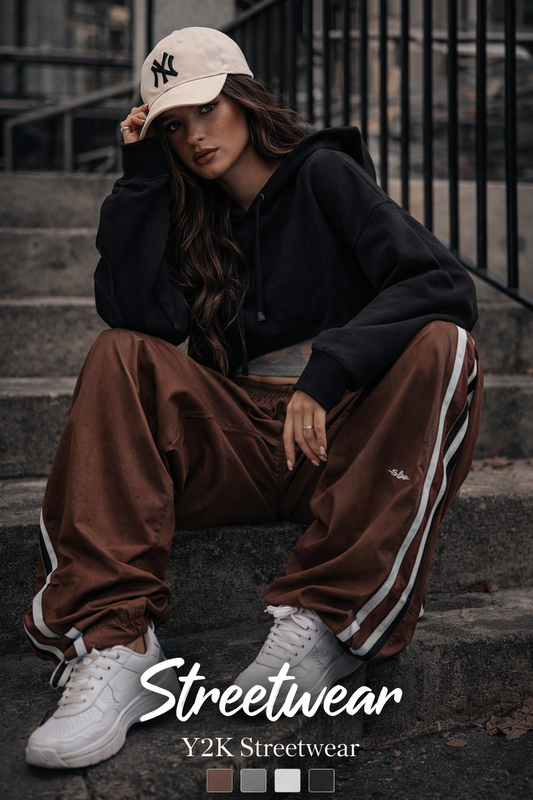 Y2K Oversized Cargo Pants – Streetwear Baggy Trousers