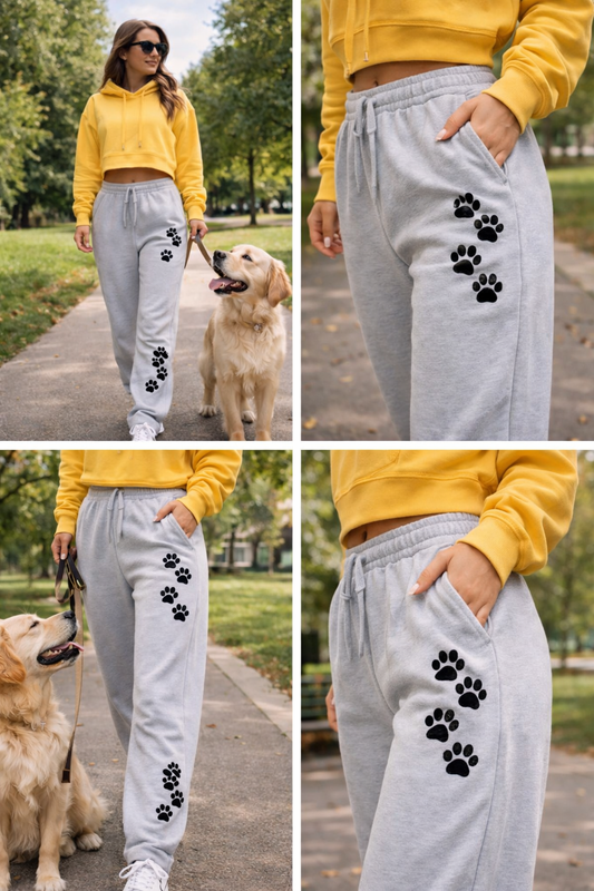 Paw Print Joggers – Cozy Casual Sweatpants