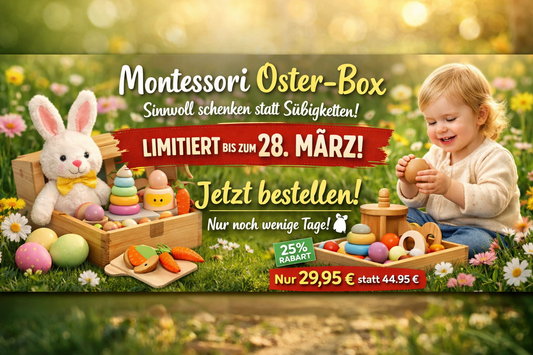 🐰 Montessori Oster Box (1–5 Jahre) – Sinnvoll schenken statt Süßigkeiten
