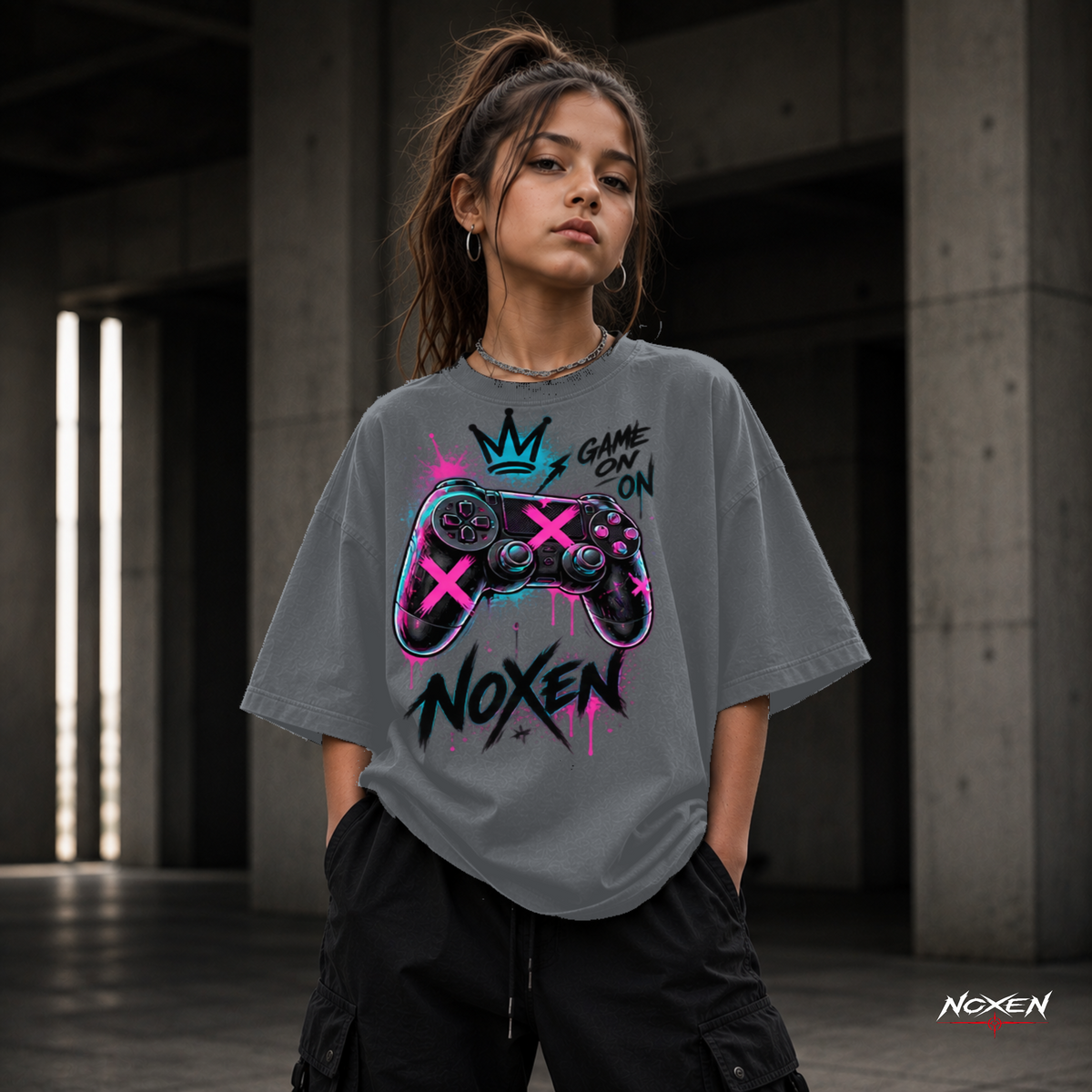 NOXEN Game On Kids Girl T Shirt – Produktansicht 1