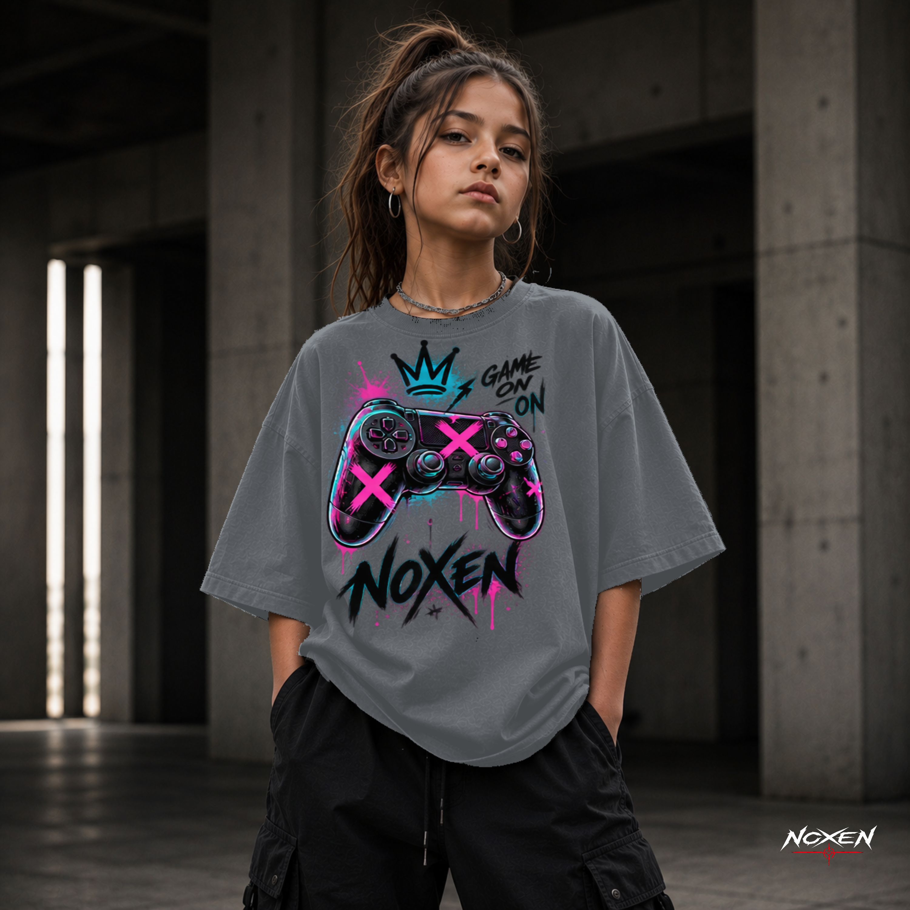 NOXEN Game On Kids Girl T Shirt – Produktansicht 1