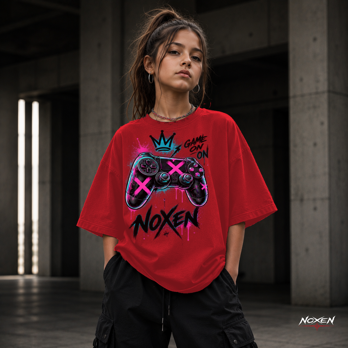 NOXEN Game On Kids Girl T Shirt – Produktansicht 4