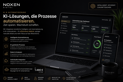 KI & Automatisierung für Unternehmen – Produktansicht