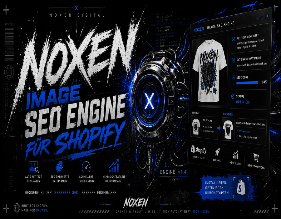 NOXEN Image SEO Engine für Shopify Automation