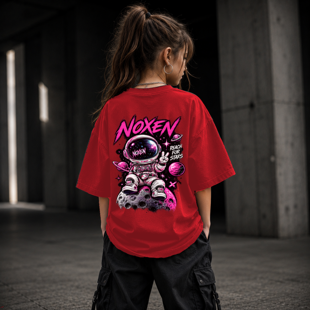 NOXEN Reach For The Stars Kids Girl T Shirt – Produktansicht 1