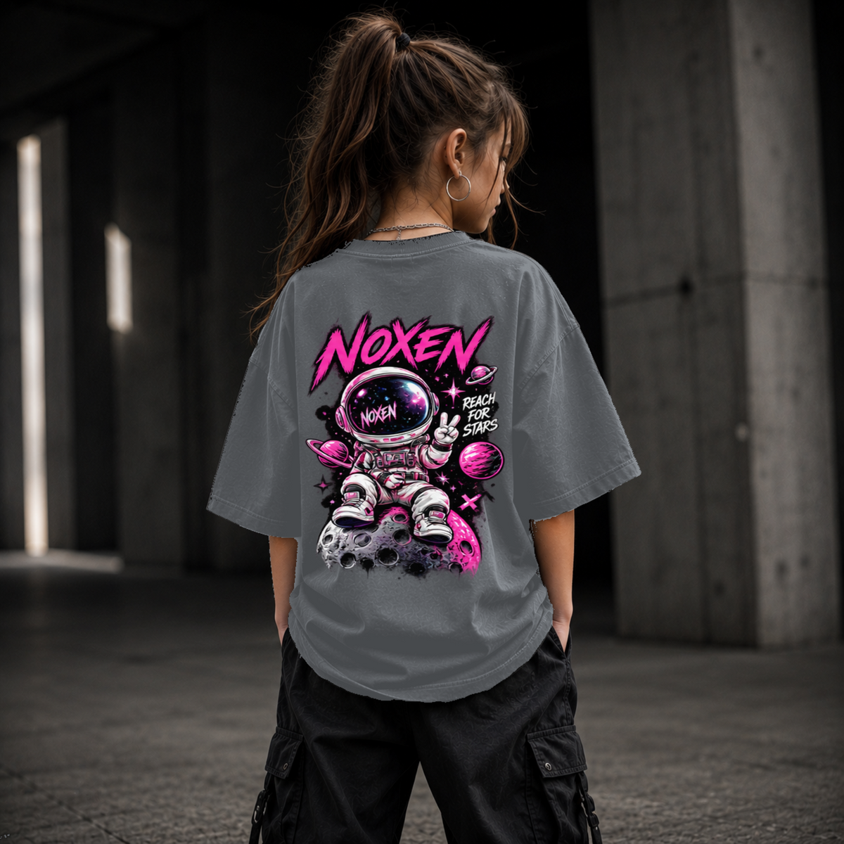 NOXEN Reach For The Stars Kids Girl T Shirt – Produktansicht 5