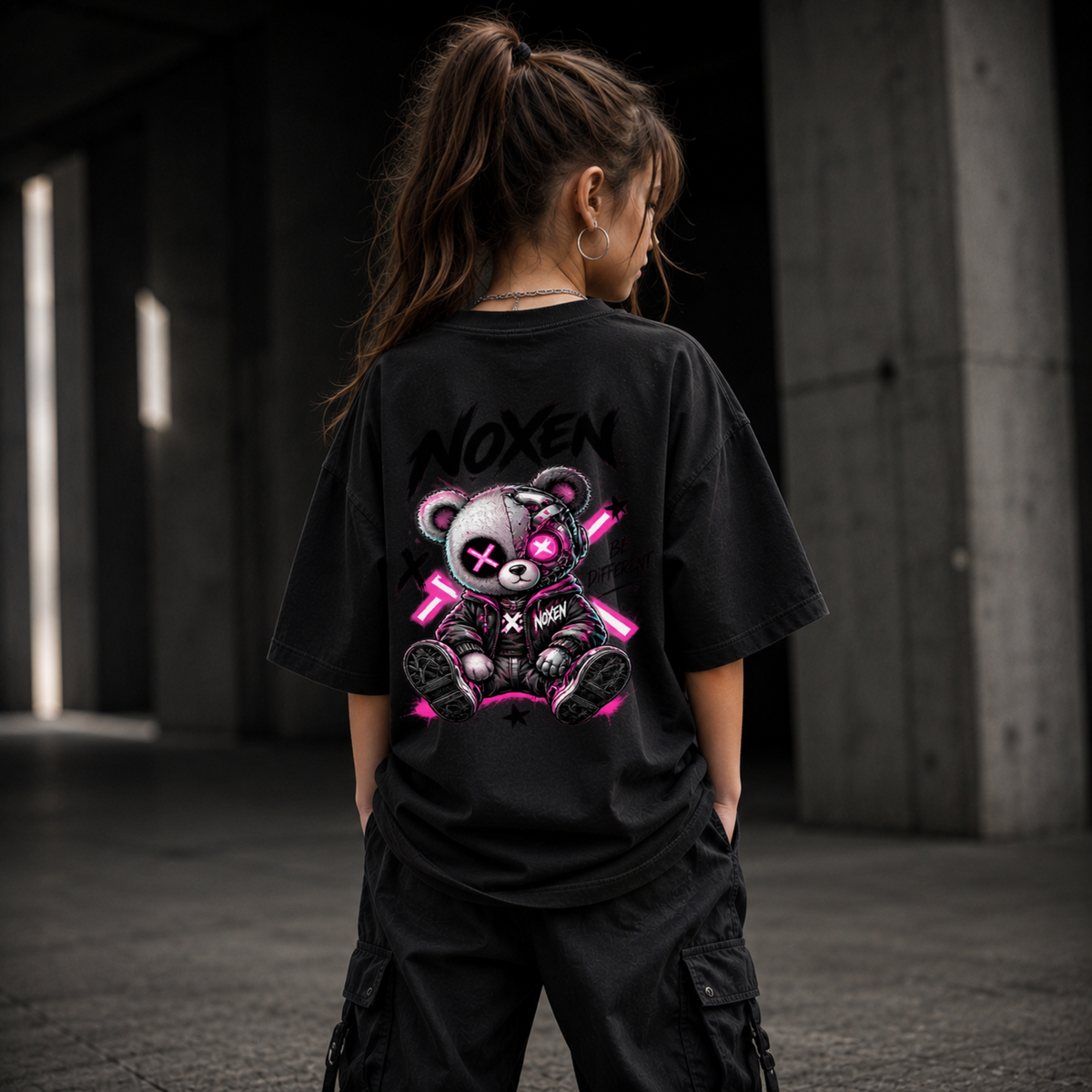 NOXEN Rebel Teddy Kids Girl T Shirt – Produktansicht 1