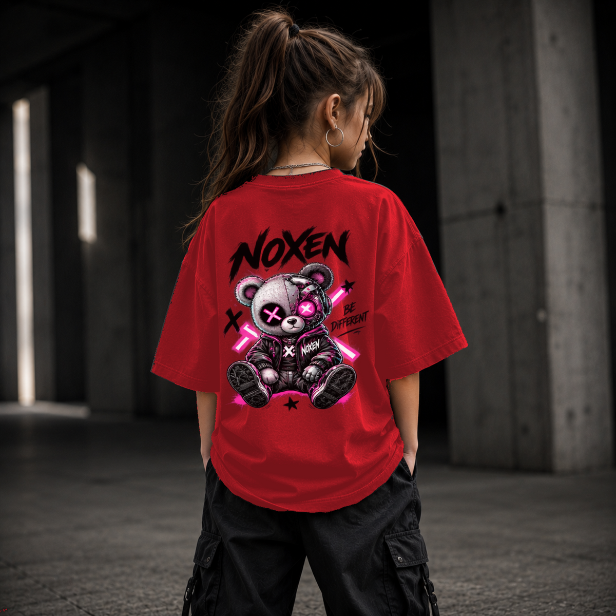 NOXEN Rebel Teddy Kids Girl T Shirt – Produktansicht 3