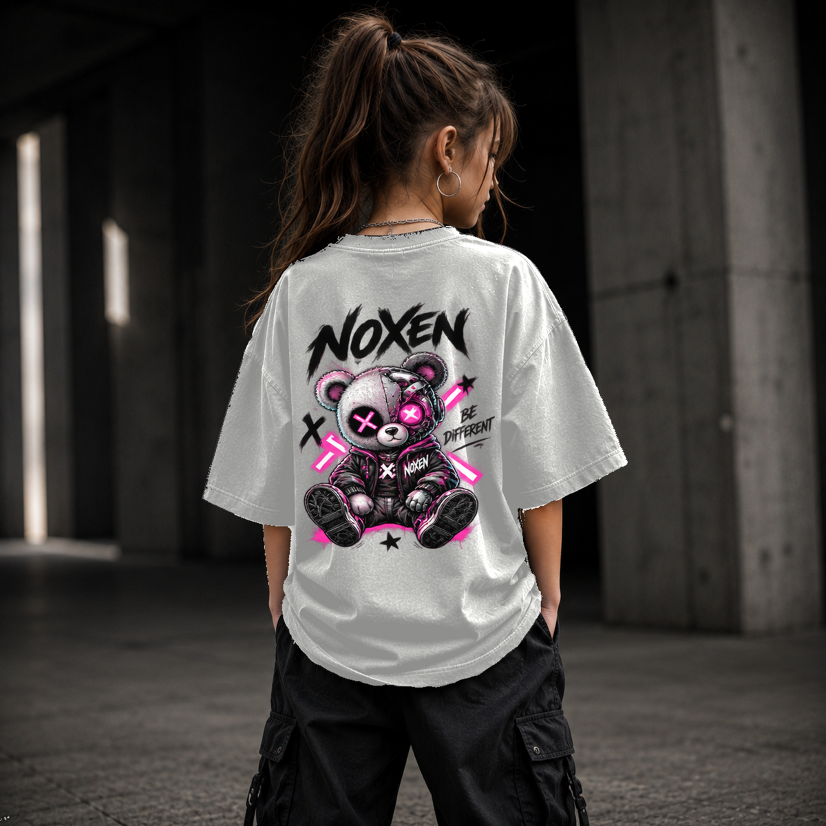 NOXEN Rebel Teddy Kids Girl T Shirt – Produktansicht 4