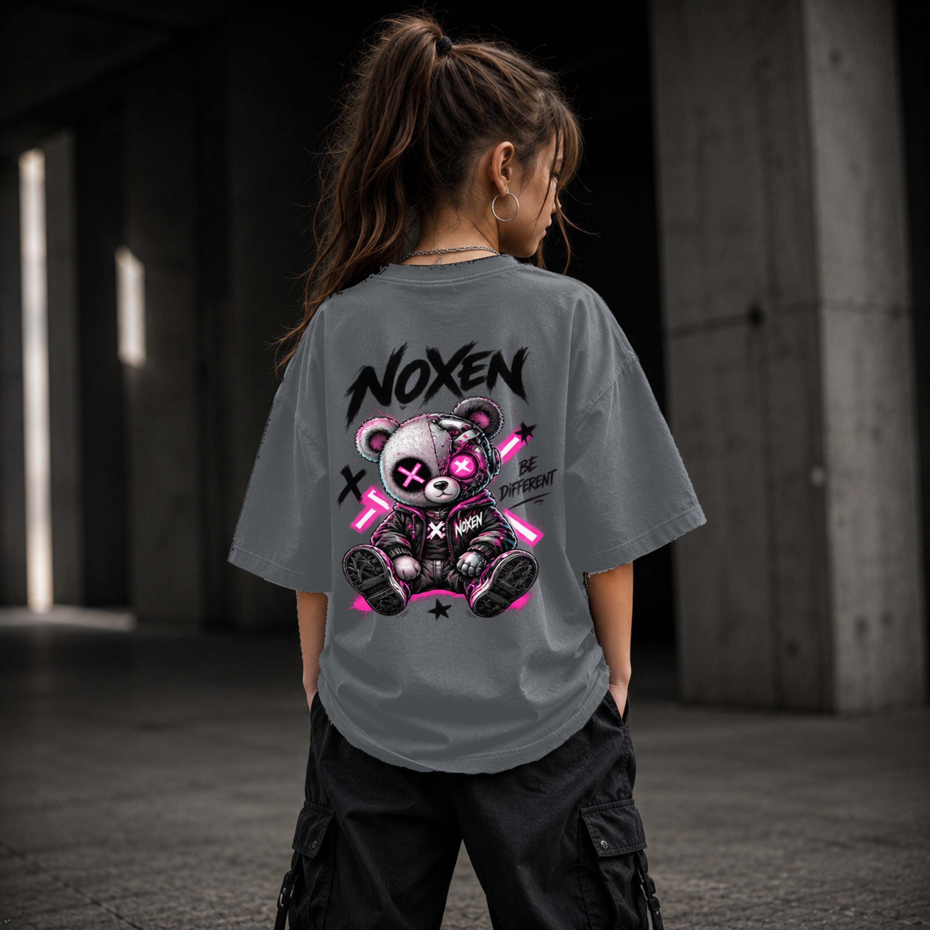 NOXEN Rebel Teddy Kids Girl T-Shirt
